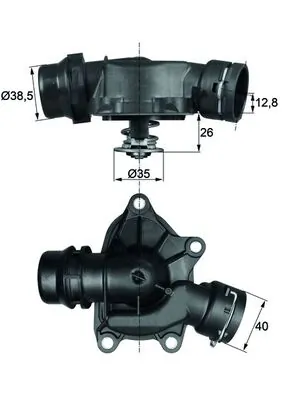 Thermostat, coolant