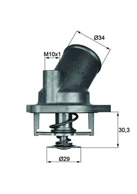 Thermostat, coolant