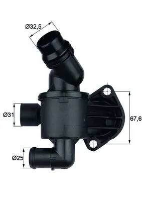 Thermostat, coolant