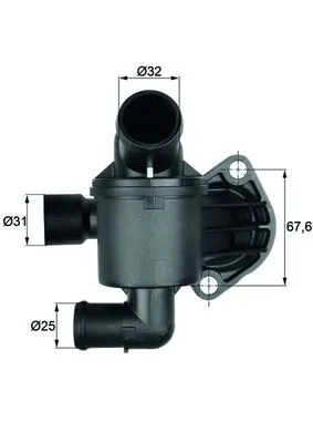 Thermostat, coolant