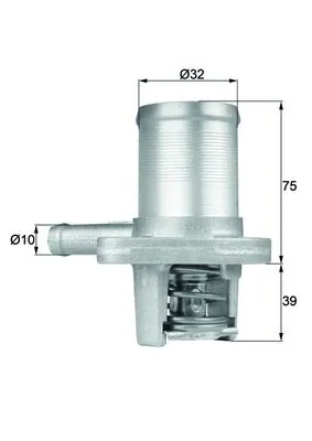 Thermostat, coolant