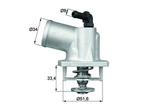 Thermostat, coolant