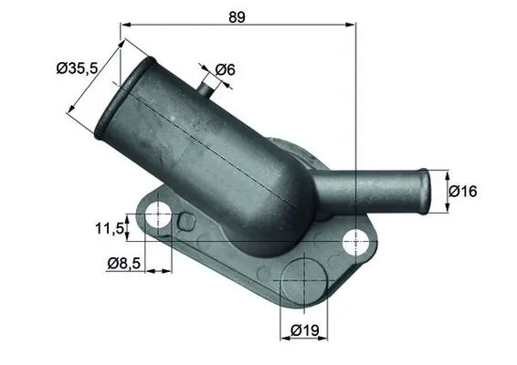 Thermostat, coolant