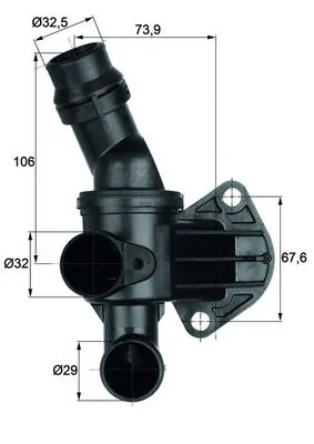 Thermostat, coolant