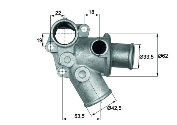 Thermostat, coolant