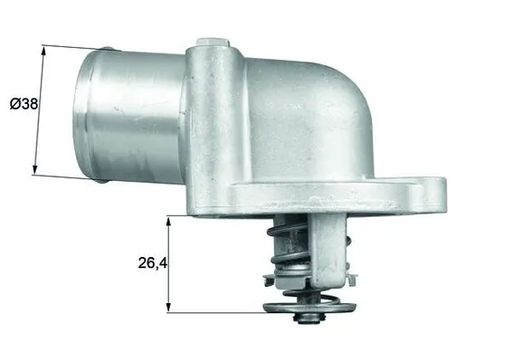 Thermostat, coolant