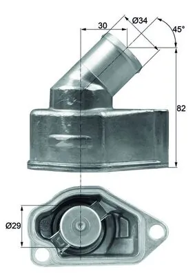 Thermostat, coolant