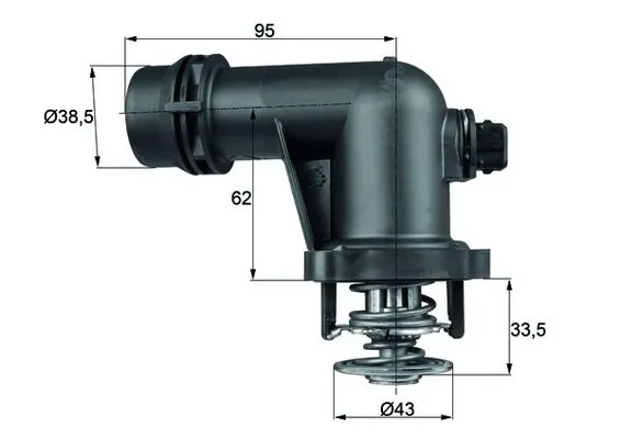 Thermostat, coolant