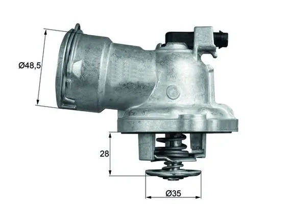 Thermostat, coolant