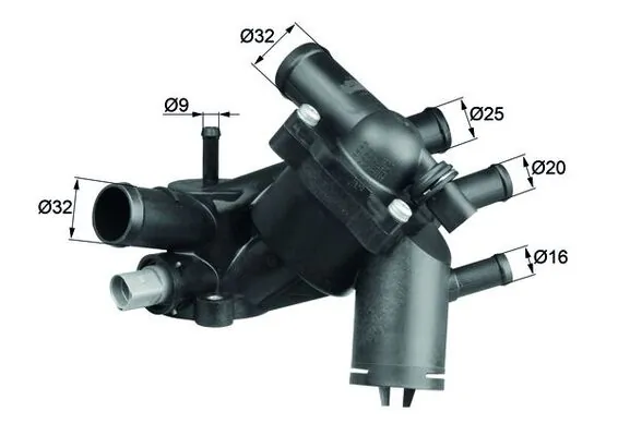 Thermostat, coolant