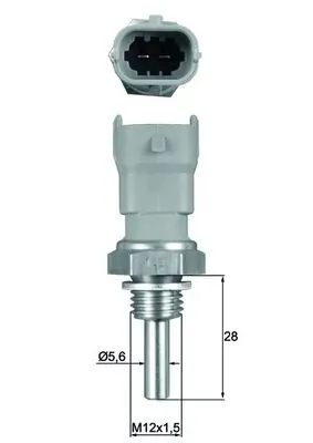 Sensor, coolant temperature