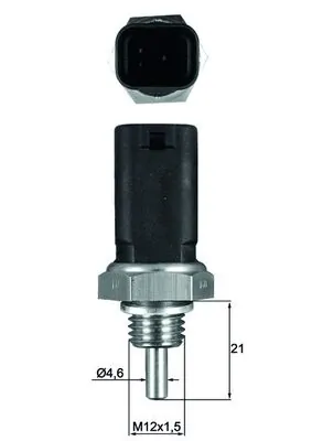 Sensor, coolant temperature
