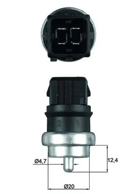 Sensor, coolant temperature