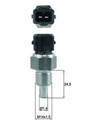 Sensor, coolant temperature