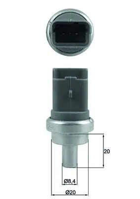 Sensor, coolant temperature