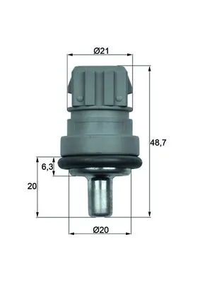 Sensor, coolant temperature