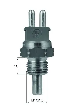 Sensor, coolant temperature