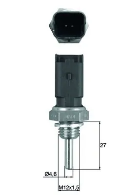 Sensor, coolant temperature