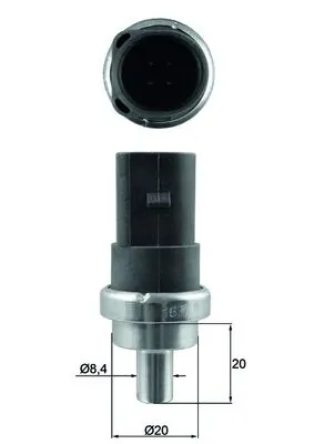 Sensor, coolant temperature