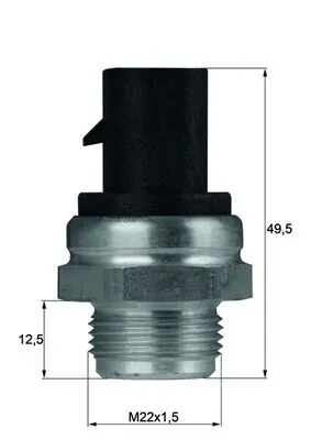 Temperature Switch, radiator fan