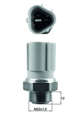 Temperature Switch, radiator fan