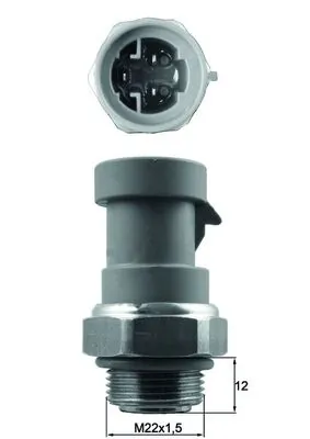 Temperature Switch, radiator fan