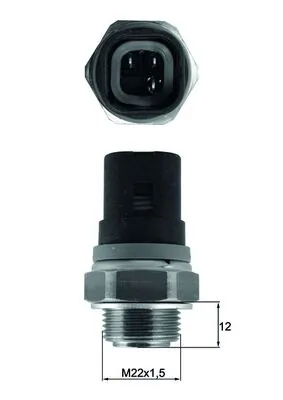 Temperature Switch, radiator fan