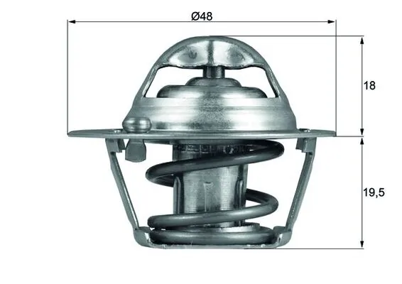 Thermostat, coolant