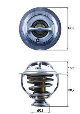 Thermostat, coolant