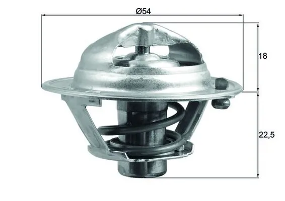 Thermostat, coolant