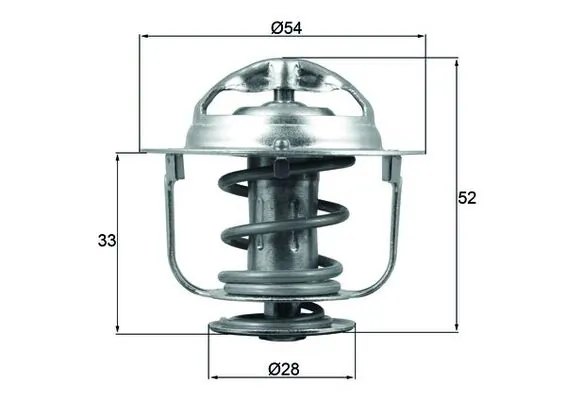 Thermostat, coolant