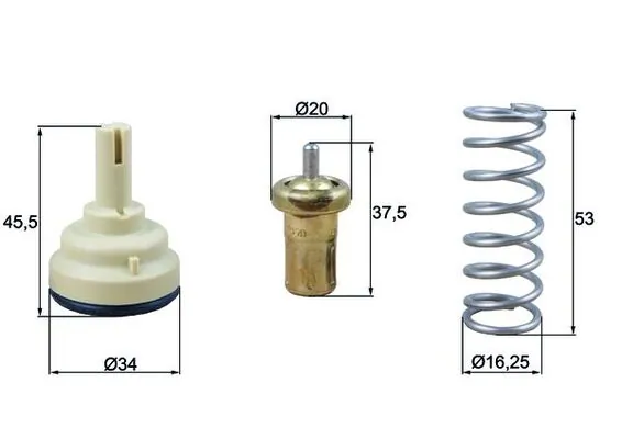 Thermostat, coolant