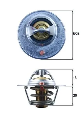 Thermostat, coolant