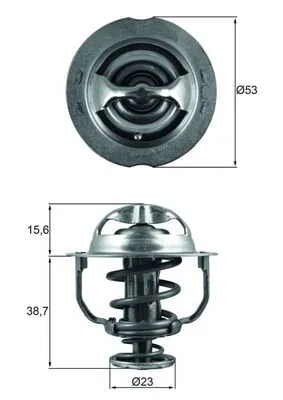 Thermostat, coolant