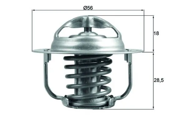 Thermostat, coolant