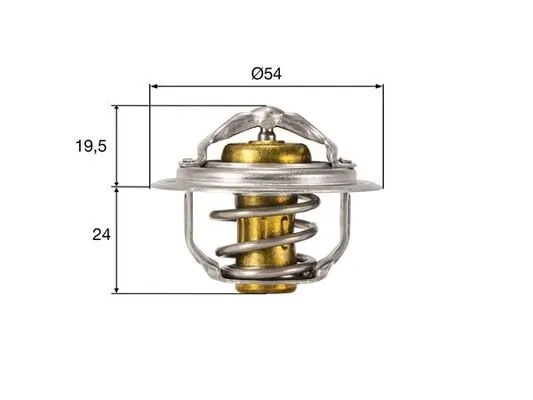 Thermostat, coolant