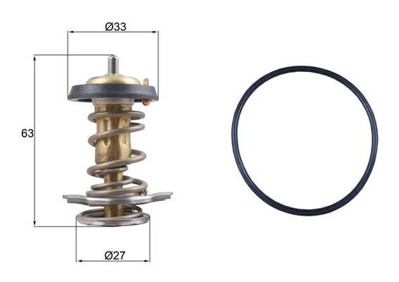 Thermostat, coolant