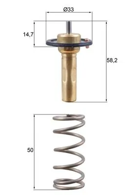 Thermostat, coolant