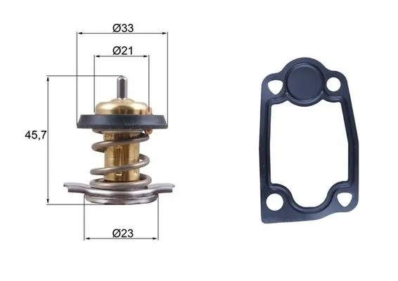 Thermostat, coolant