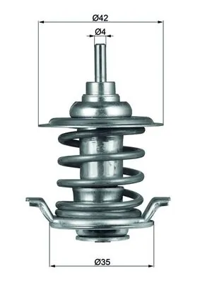 Thermostat, coolant