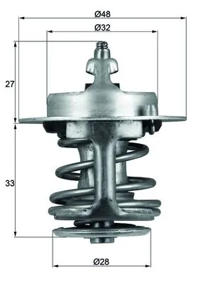 Thermostat, coolant