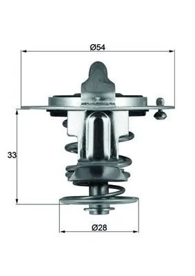 Thermostat, coolant