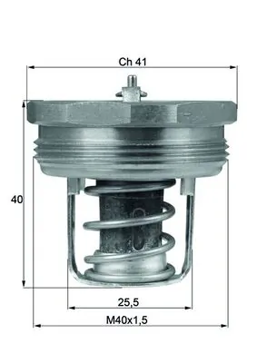 Thermostat, coolant