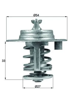 Thermostat, coolant