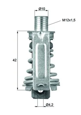 Thermostat, coolant