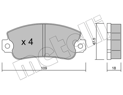 Brake Pad Set, disc brake