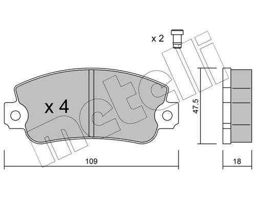 Brake Pad Set, disc brake