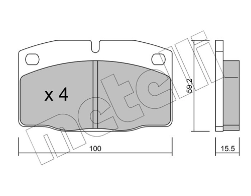 Brake Pad Set, disc brake