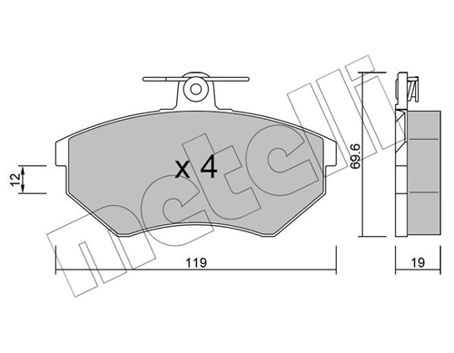 Brake Pad Set, disc brake