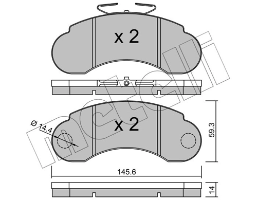 Brake Pad Set, disc brake